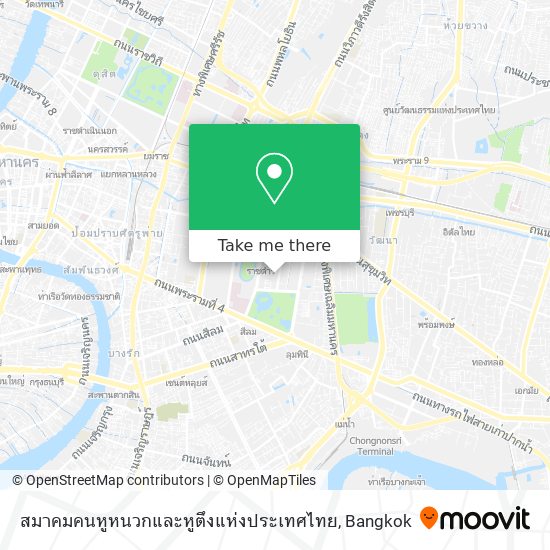 สมาคมคนหูหนวกและหูตึงแห่งประเทศไทย map