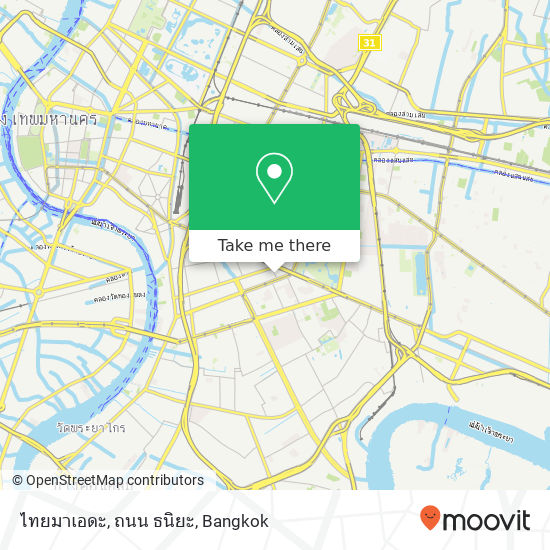 ไทยมาเอดะ, ถนน ธนิยะ map