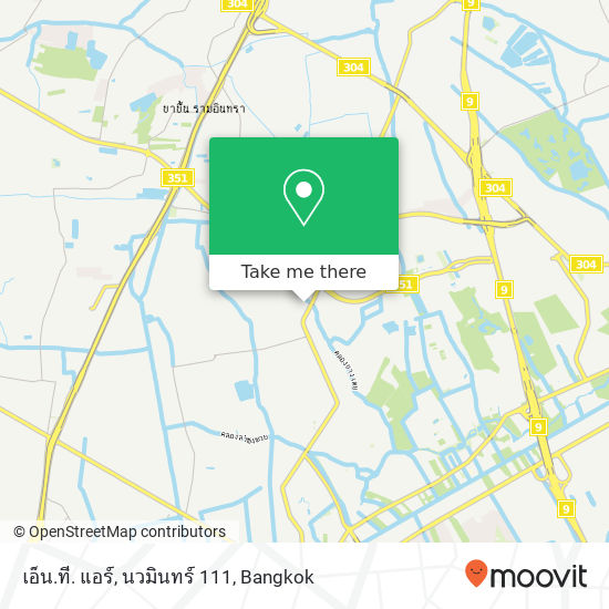 เอ็น.ที. แอร์, นวมินทร์ 111 map