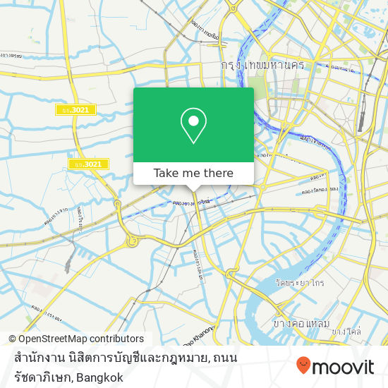 สำนักงาน นิสิตการบัญชีและกฎหมาย, ถนน รัชดาภิเษก map