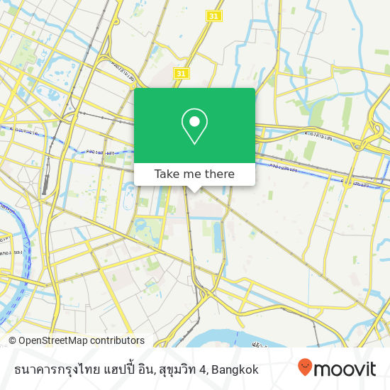 ธนาคารกรุงไทย แฮปปี้ อิน, สุขุมวิท 4 map