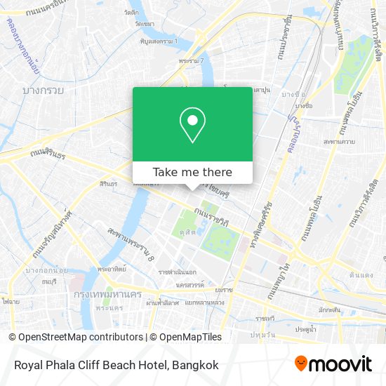 Royal Phala Cliff Beach Hotel map