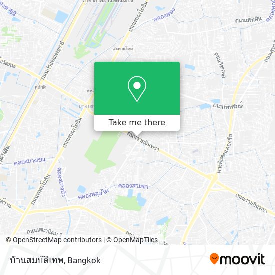 บ้านสมบัติเทพ map