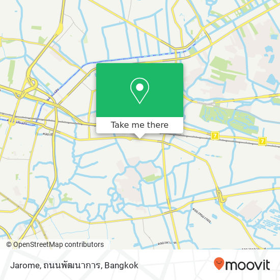 Jarome, ถนนพัฒนาการ map