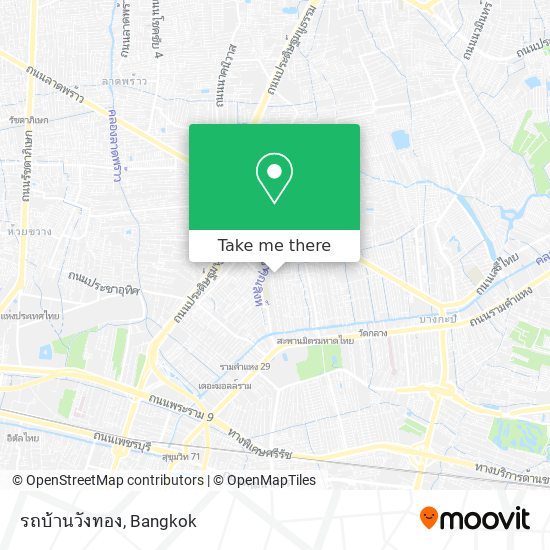 รถบ้านวังทอง map