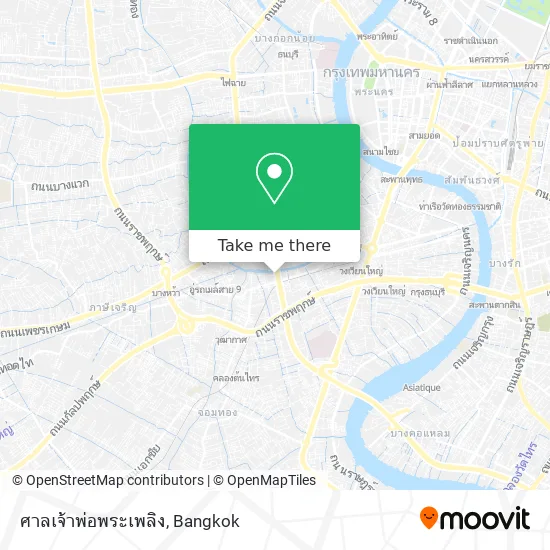 ศาลเจ้าพ่อพระเพลิง map