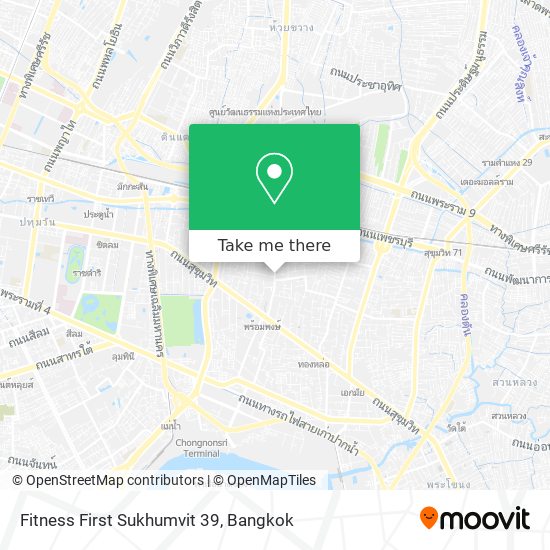 Fitness First Sukhumvit 39 map