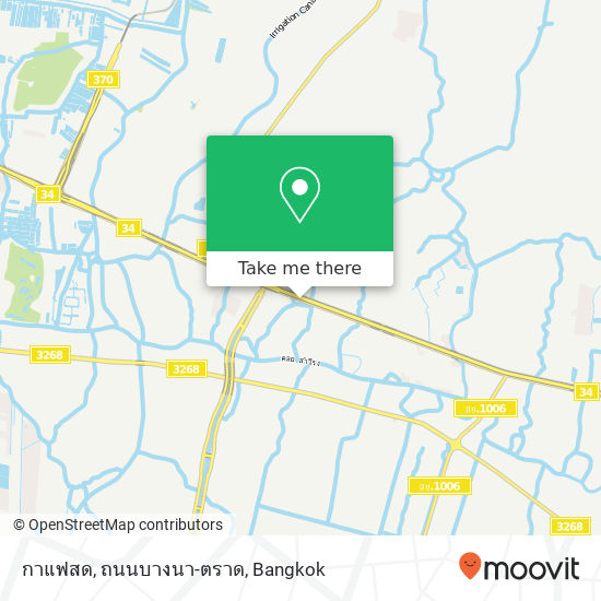 กาแฟสด, ถนนบางนา-ตราด map