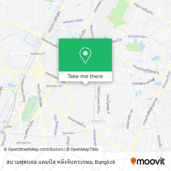 สนามฟุตบอล แคมปัส หลังจันทรเกษม map