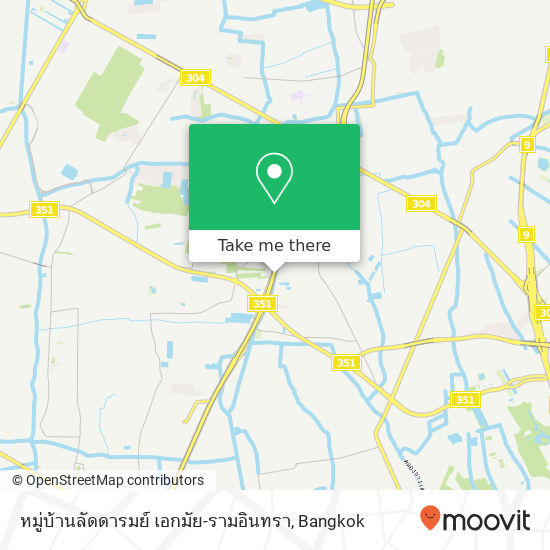 หมู่บ้านลัดดารมย์ เอกมัย-รามอินทรา map