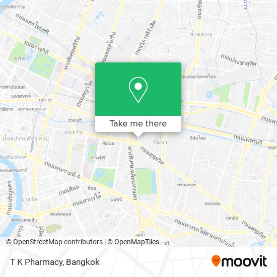 T K Pharmacy map