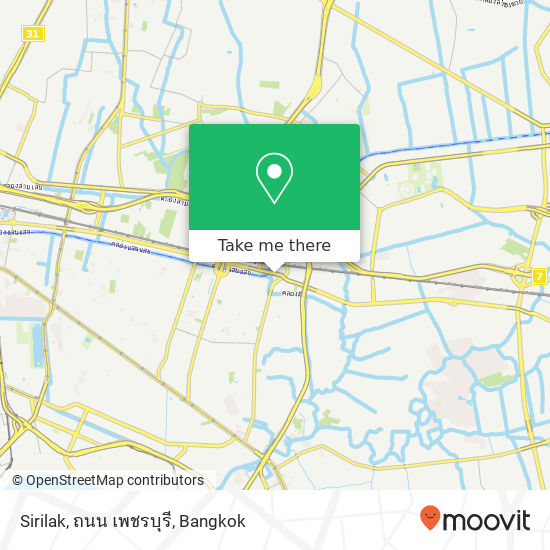 Sirilak, ถนน เพชรบุรี map