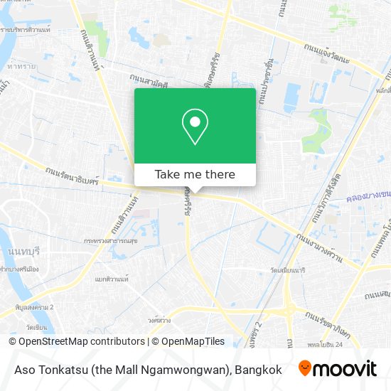 Aso Tonkatsu (the Mall Ngamwongwan) map