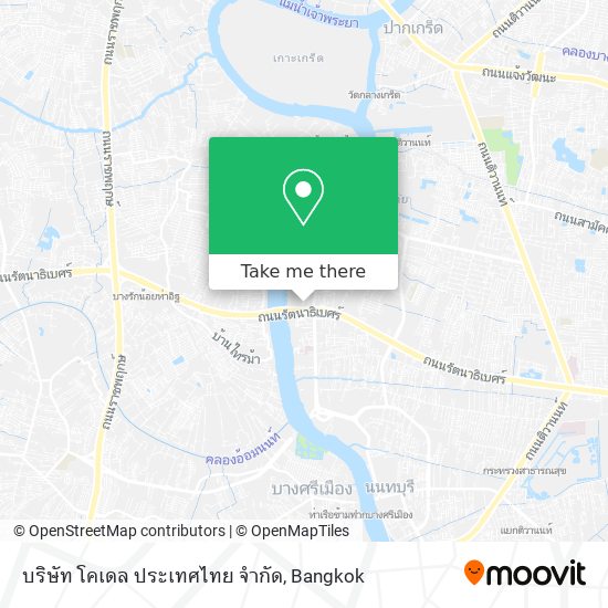 บริษัท โคเดล ประเทศไทย จำกัด map