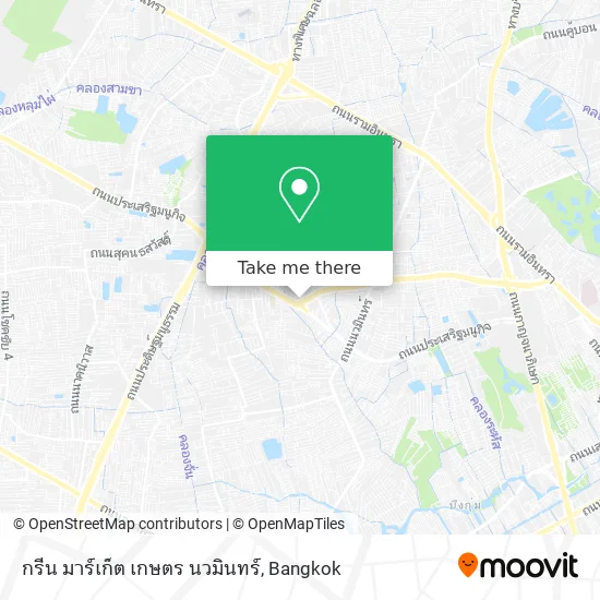 กรีน มาร์เก็ต เกษตร นวมินทร์ map