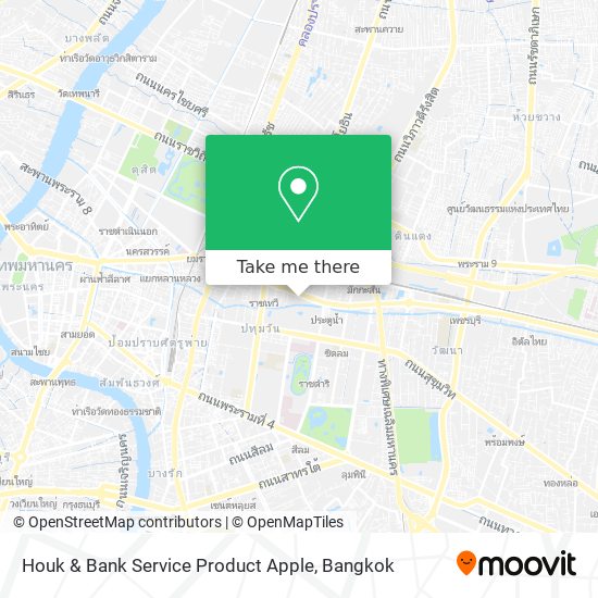 Houk & Bank Service Product Apple map