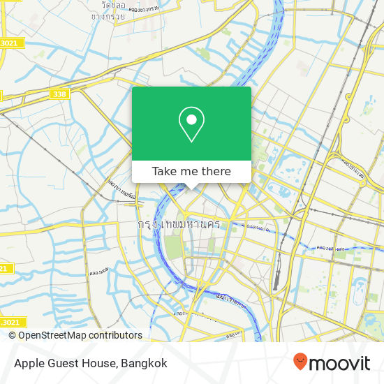 Apple Guest House map