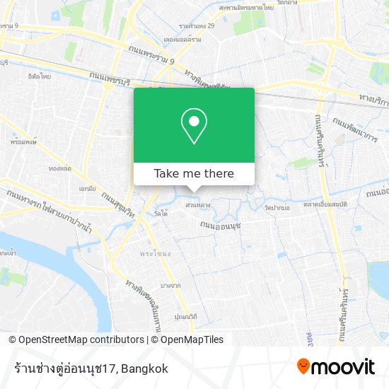ร้านช่างตู่อ่อนนุช17 map