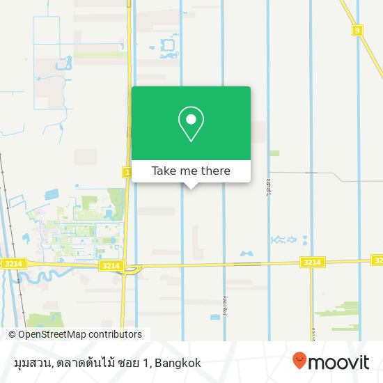 มุมสวน, ตลาดต้นไม้ ซอย 1 map