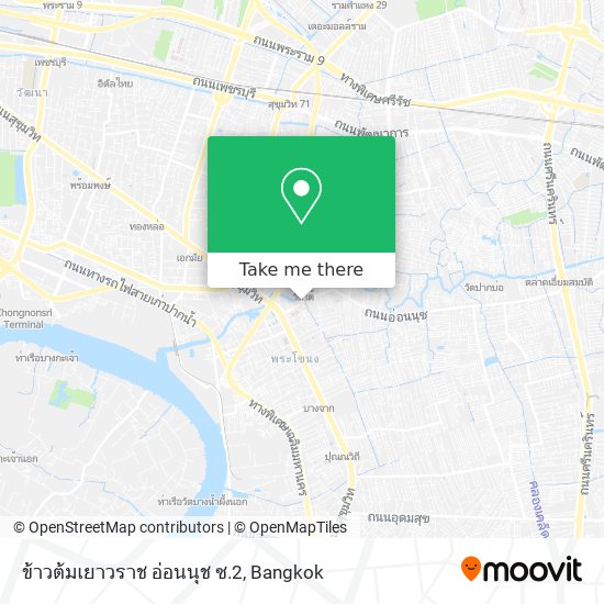 ข้าวต้มเยาวราช อ่อนนุช ซ.2 map