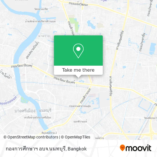 กองการศึกษาฯ อบจ.นนทบุรี map