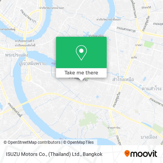 ISUZU Motors Co., (Thailand) Ltd. map