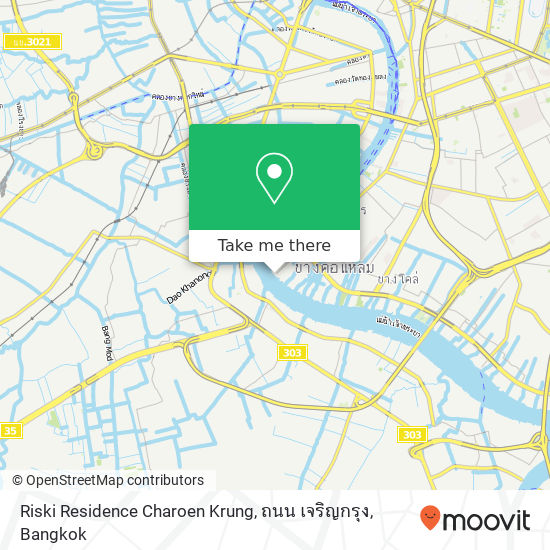 Riski Residence Charoen Krung, ถนน เจริญกรุง map