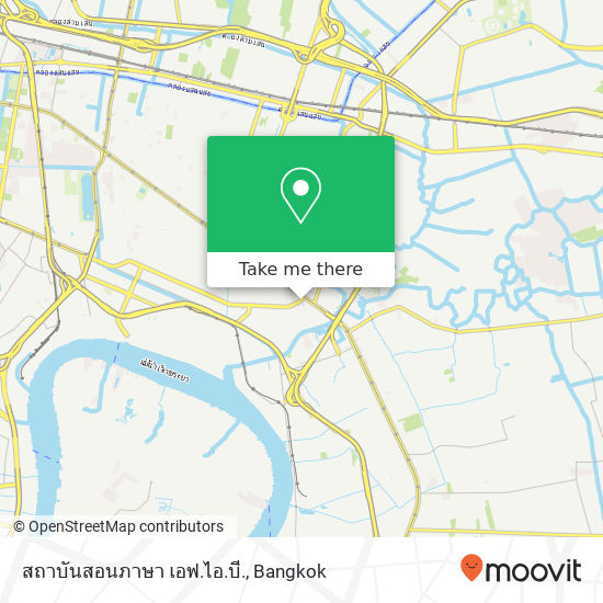 สถาบันสอนภาษา เอฟ.ไอ.บี. map