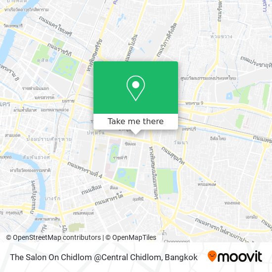 The Salon On Chidlom @Central Chidlom map