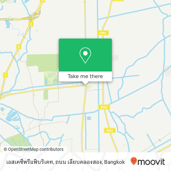 เอสเคซีพรีแฟ็บริเคท, ถนน เลียบคลองสอง map