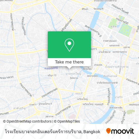 โรงเรียนบางกอกอินเตอร์แคร์การบริบาล map