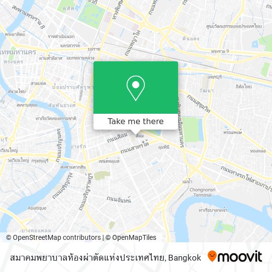 สมาคมพยาบาลห้องผ่าตัดแห่งประเทศไทย map