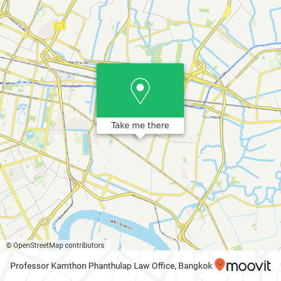 Professor Kamthon Phanthulap Law Office map