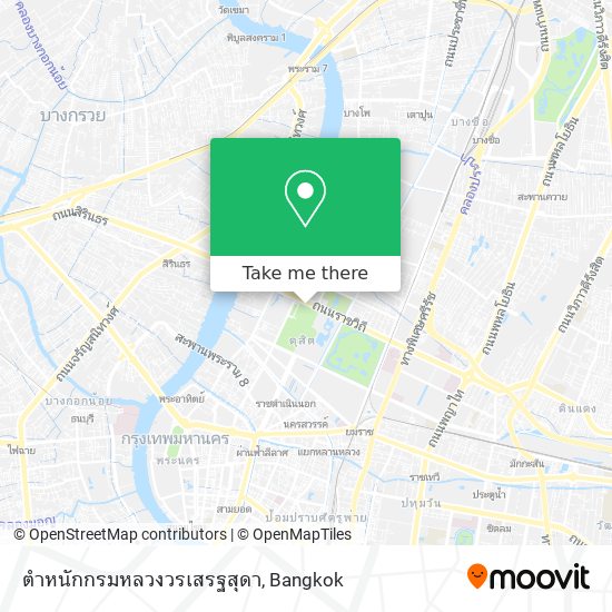 ตำหนักกรมหลวงวรเสรฐสุดา map