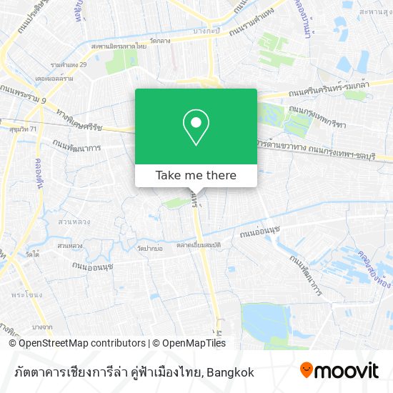 ภัตตาคารเชียงการีล่า คู่ฟ้าเมืองไทย map