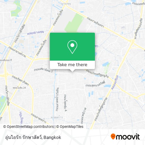 อุ่นไอรัก รักษาสัตว์ map