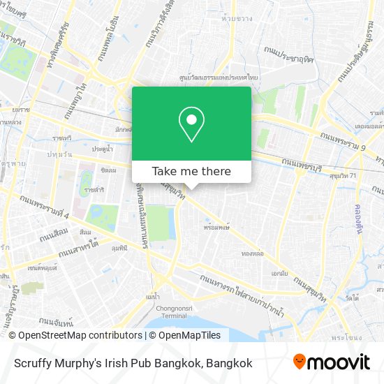 Scruffy Murphy's Irish Pub Bangkok map