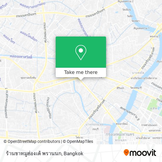 ร้านขาหมูฮ่องเต้ พรานนก map