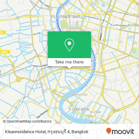 Kleanresidence Hotel, กรุงธนบุรี 4 map