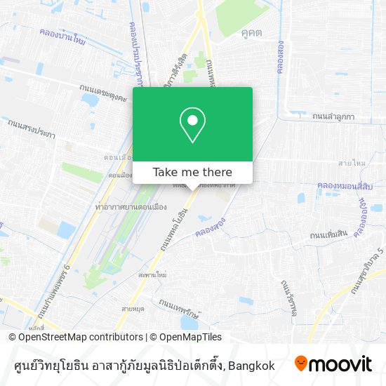 ศูนย์วิทยุโยธิน อาสากู้ภัยมูลนิธิป่อเต็กตึ๊ง map