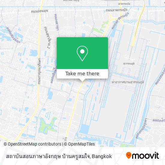 สถาบันสอนภาษาอังกฤษ บ้านครูสมใจ map