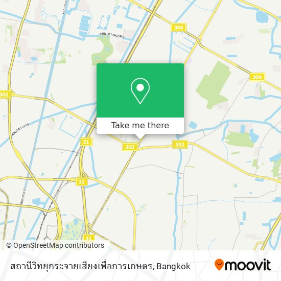 สถานีวิทยุกระจายเสียงเพื่อการเกษตร map