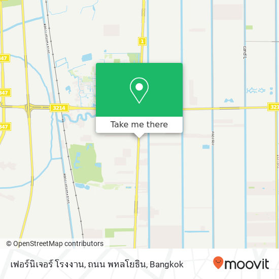 เฟอร์นิเจอร์ โรงงาน, ถนน พหลโยธิน map