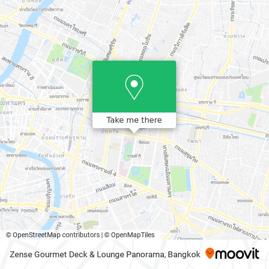 Zense Gourmet Deck & Lounge Panorama map