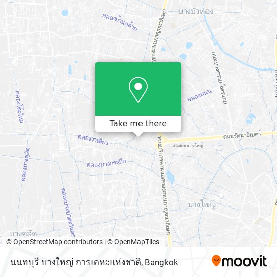 นนทบุรี บางใหญ่ การเคหะแห่งชาติ map