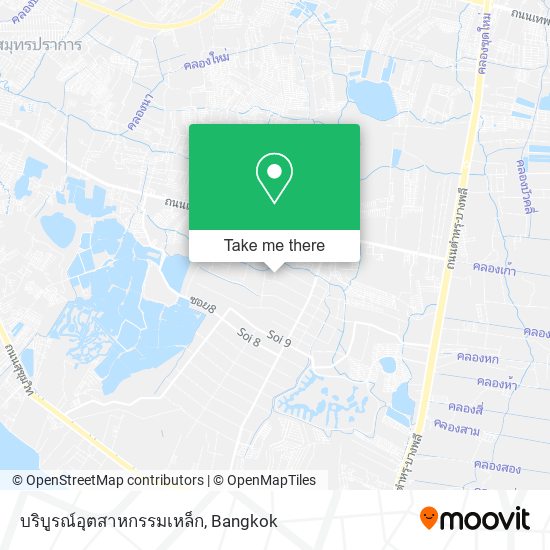 บริบูรณ์อุตสาหกรรมเหล็ก map