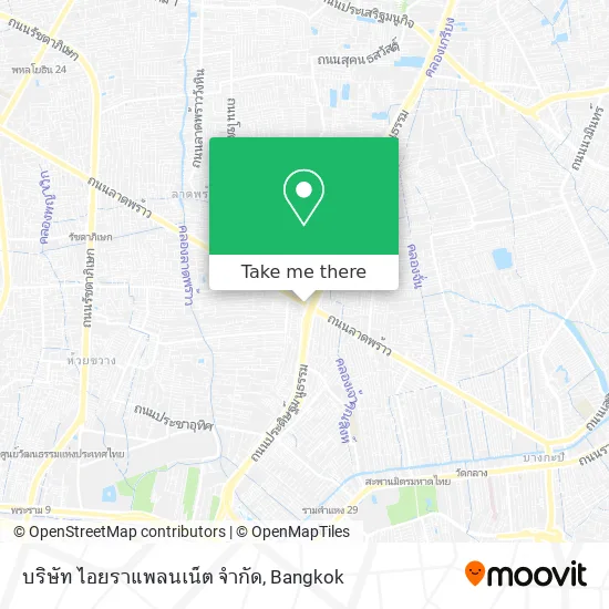 บริษัท ไอยราแพลนเน็ต จำกัด map