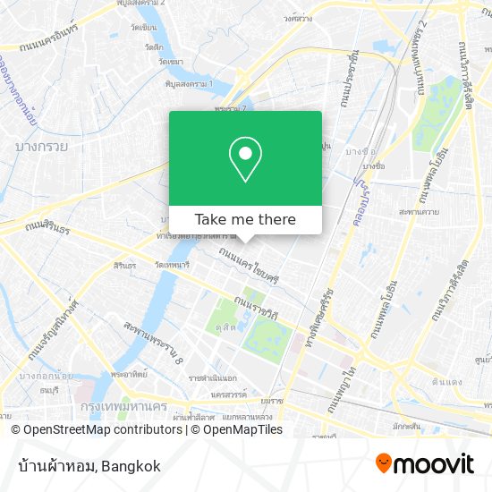 บ้านผ้าหอม map