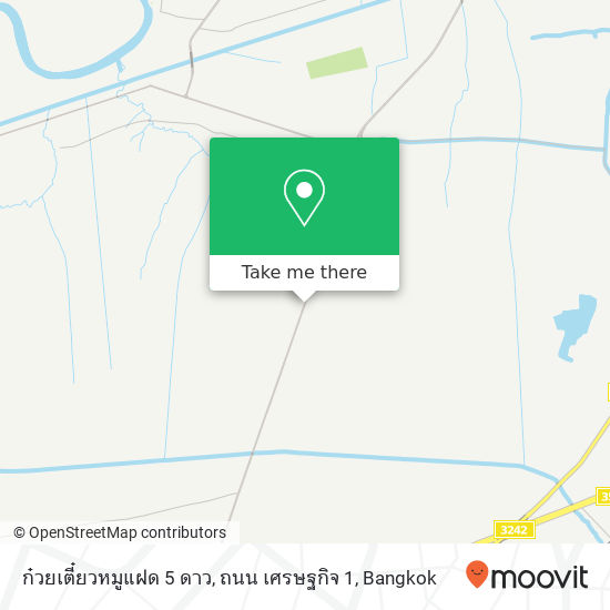 ก๋วยเตี๋ยวหมูแฝด 5 ดาว, ถนน เศรษฐกิจ 1 map