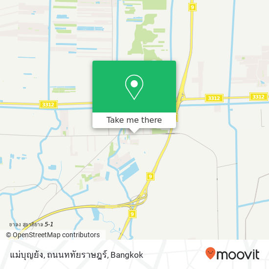 แม่บุญย้ง, ถนนหทัยราษฎร์ map